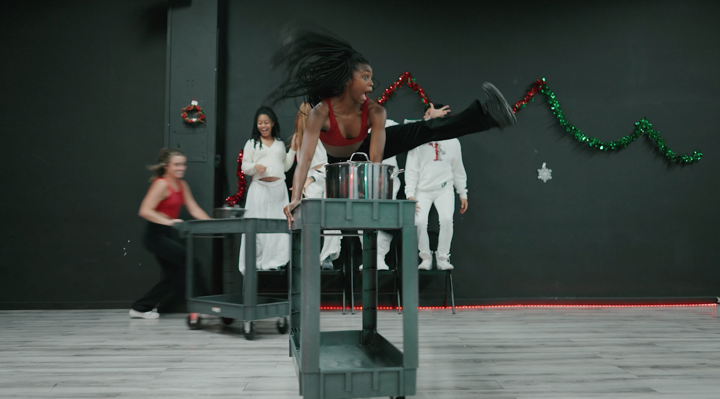 High kick, hold the line.